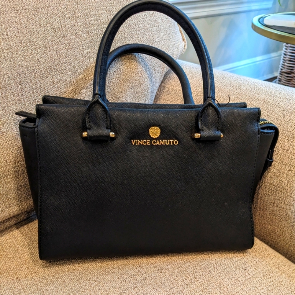 Vince Camuto Black Handbag - Picture 1 of 7